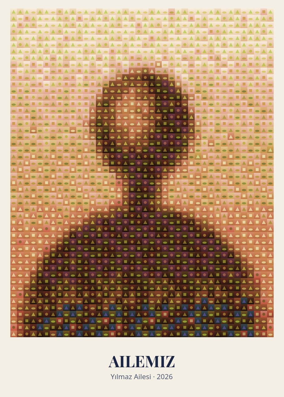 Photo Mosaic — one picture made of hundreds