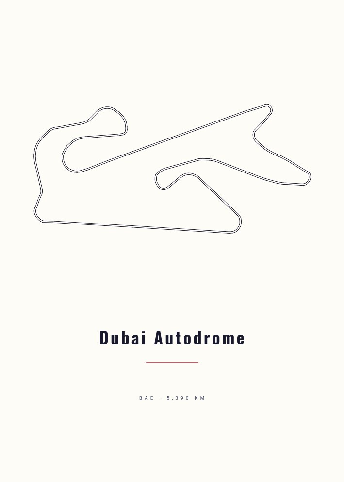Dubai Autodrome — Pist Posteri