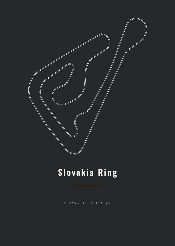 Slovakia Ring — Circuit Poster