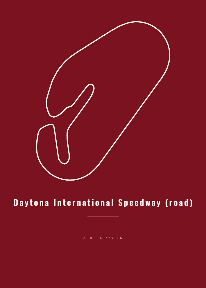 Daytona International Speedway (road) — Pist Posteri