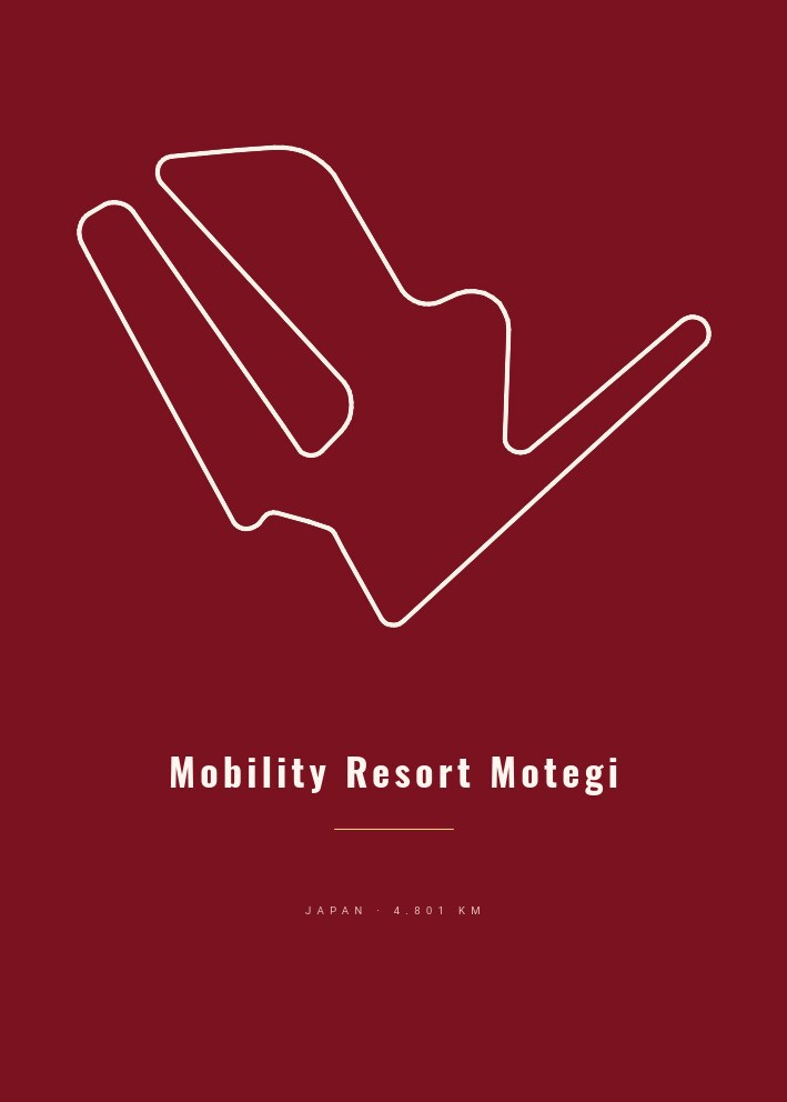 Mobility Resort Motegi — Circuit Poster