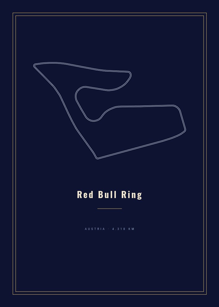 Red Bull Ring — Circuit Poster