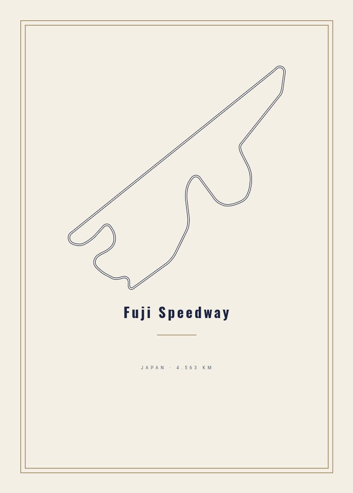 Fuji Speedway — Circuit Poster