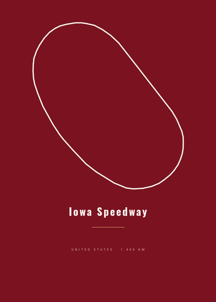 Iowa Speedway — Circuit Poster