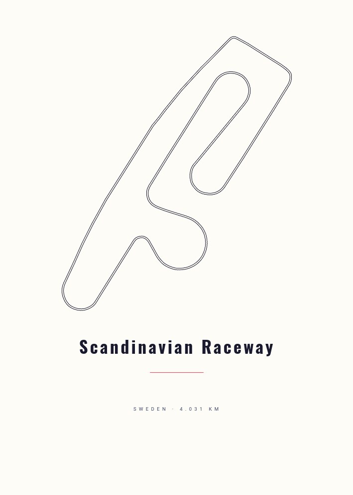 Scandinavian Raceway — Circuit Poster