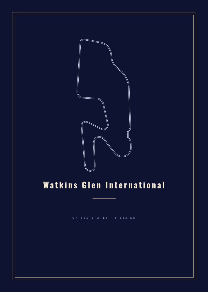 Watkins Glen International — Circuit Poster