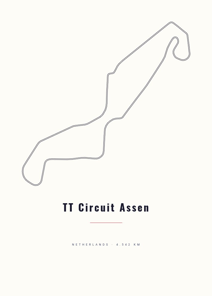 TT Circuit Assen — Circuit Poster