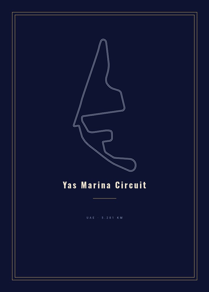 Yas Marina Circuit — Circuit Poster