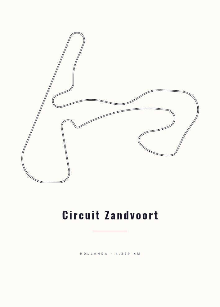 Circuit Zandvoort — Pist Posteri