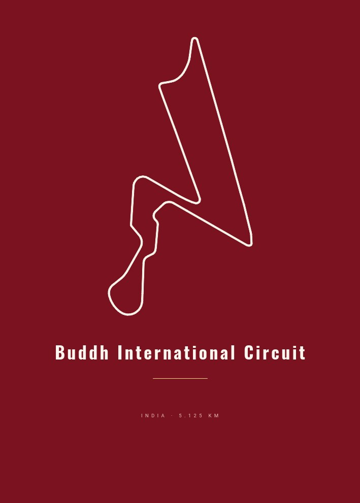 Buddh International Circuit — Circuit Poster