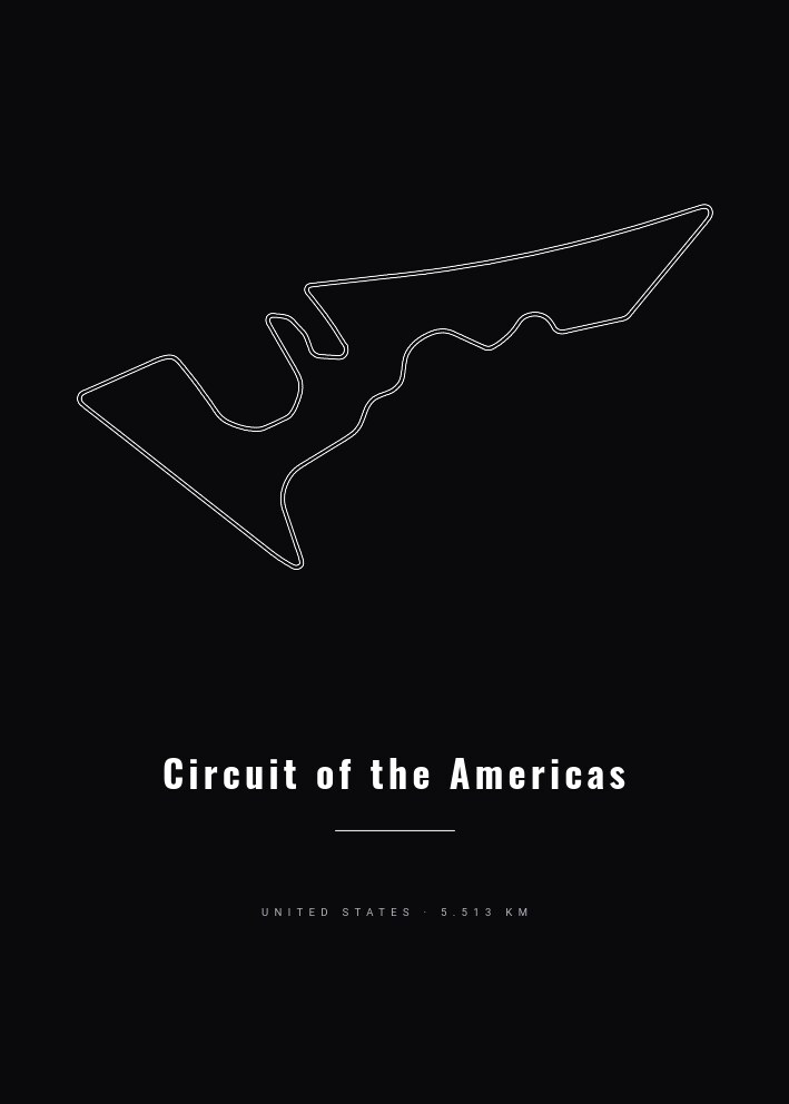 Circuit of the Americas — Circuit Poster