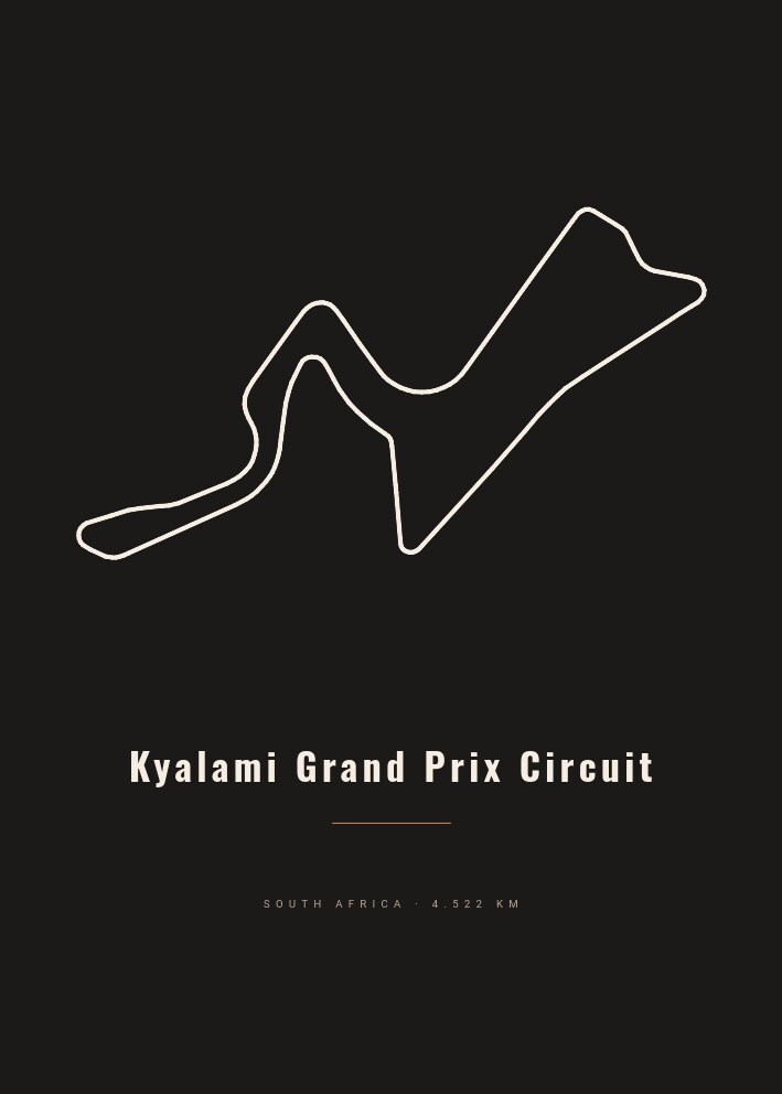 Kyalami Grand Prix Circuit — Circuit Poster