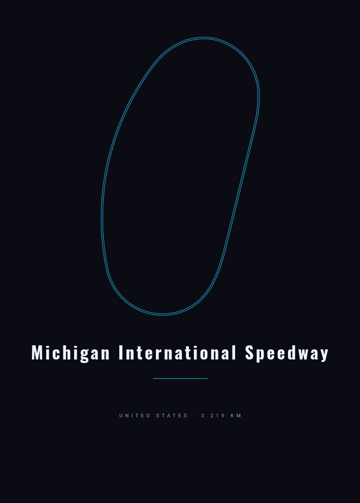 Michigan International Speedway — Circuit Poster