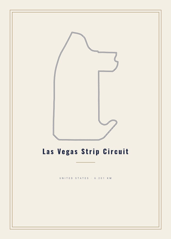 Las Vegas Strip Circuit — Circuit Poster