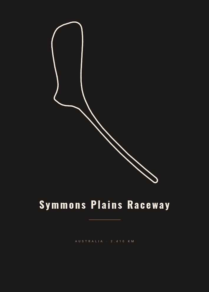 Symmons Plains Raceway — Circuit Poster