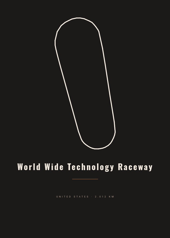 World Wide Technology Raceway — Circuit Poster
