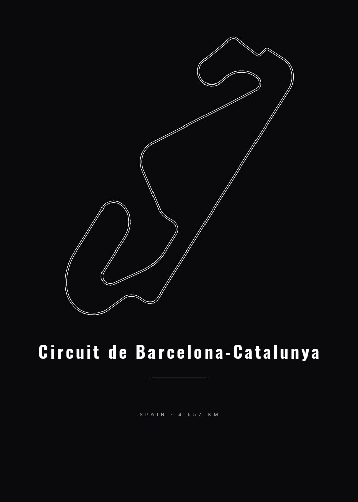 Circuit de Barcelona-Catalunya — Circuit Poster