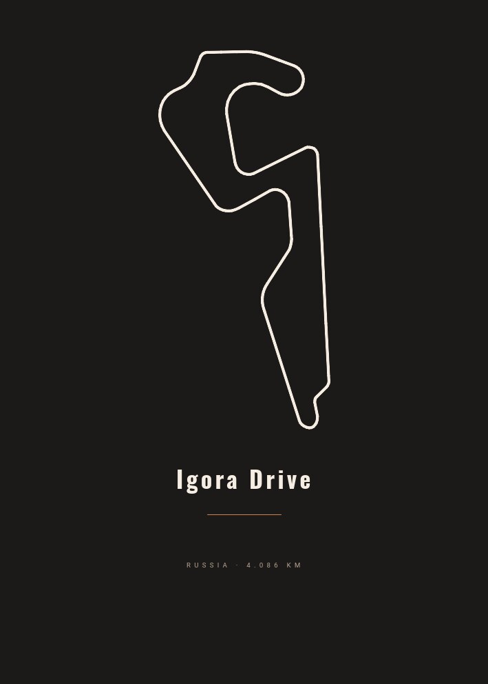 Igora Drive — Circuit Poster