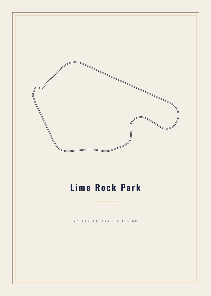 Lime Rock Park — Circuit Poster