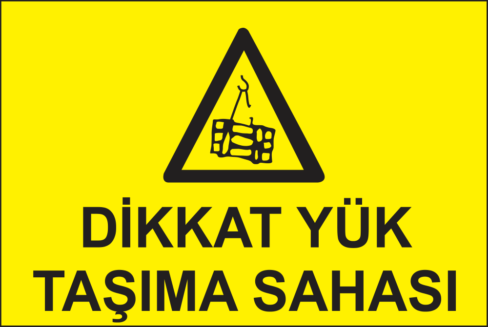 Caution — Load Handling Area