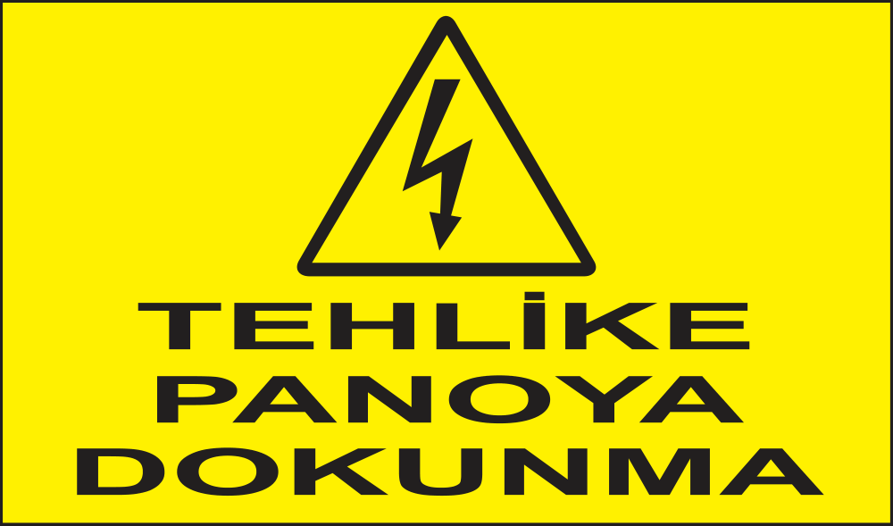 Danger — Do Not Touch the Panel