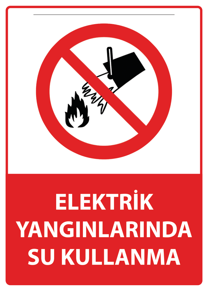 Elektrik Yangınlarında Su Kullanma